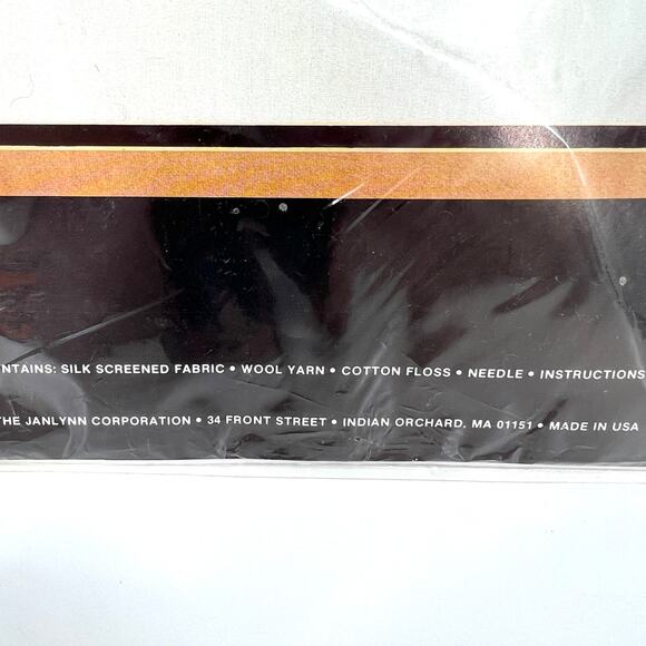 Vintage Charmin Crewel Kit Catnap 36-4 New Sealed in Package - Picture 2 of 5